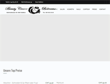 Tablet Screenshot of beauty-center-beltrame.ch